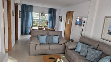 Tv, dvd-afspiller, bøger