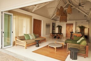 Exclusive-Villa, 3 Schlafzimmer, eigener Pool, Meerblick | Eigene Kochnische