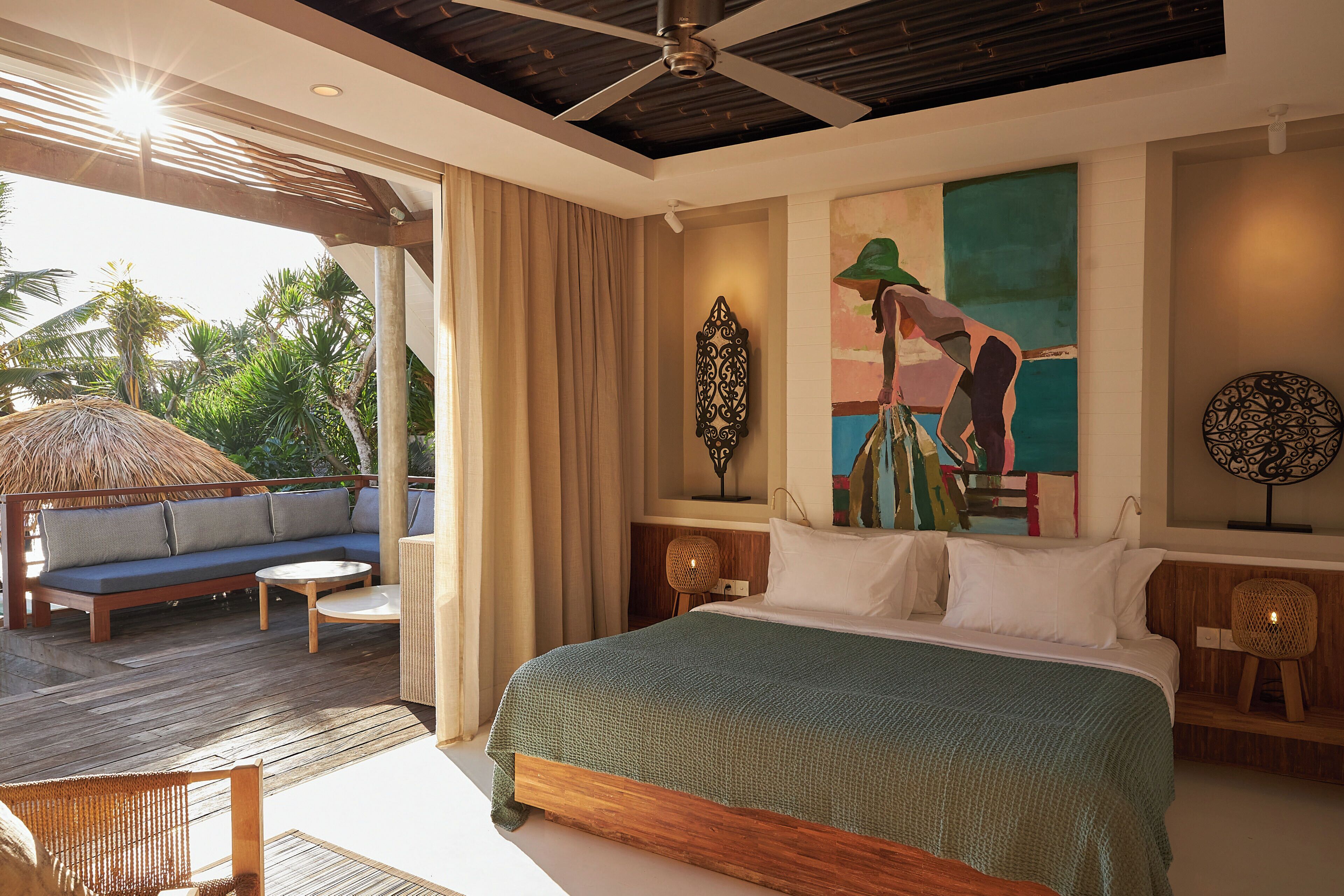 Villa Exclusive, 2 chambres, piscine privée, vue océan | Minibar, bureau, Wi-Fi gratuit, draps fournis