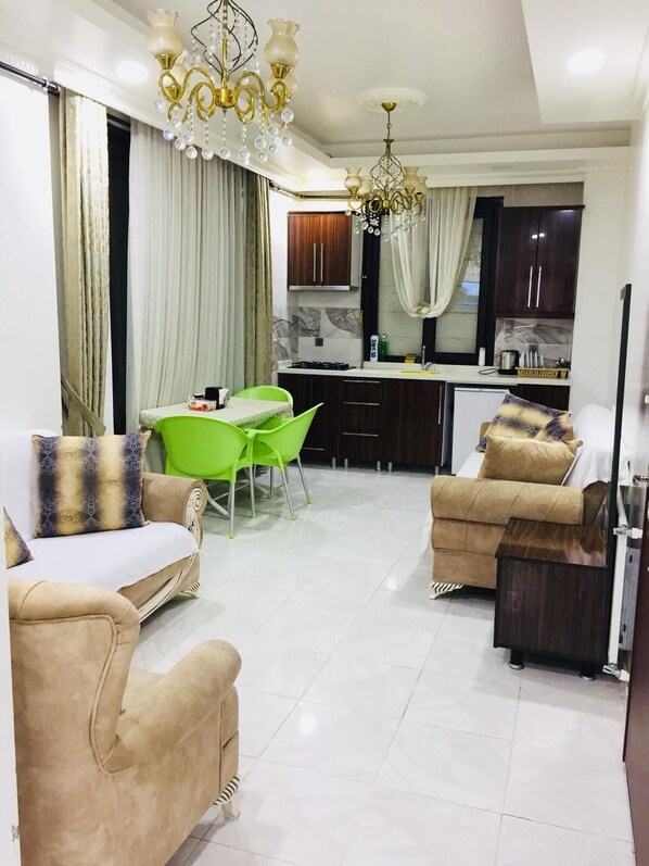 Appartement, vue jardin | Cuisine privée