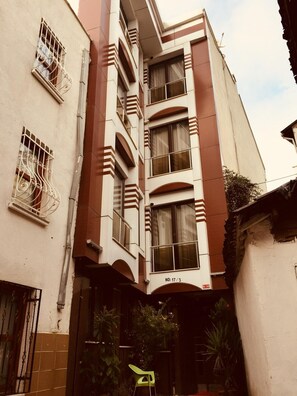 Voorkant van accommodatie