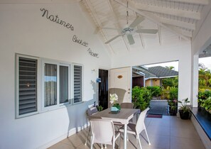 Outdoor dining - Nature's Choice Home - "Your Home Away From Home" (Priory)