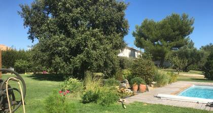 Logement complet 1er étage d'une maison provençale, vue dégagée sur les étangs