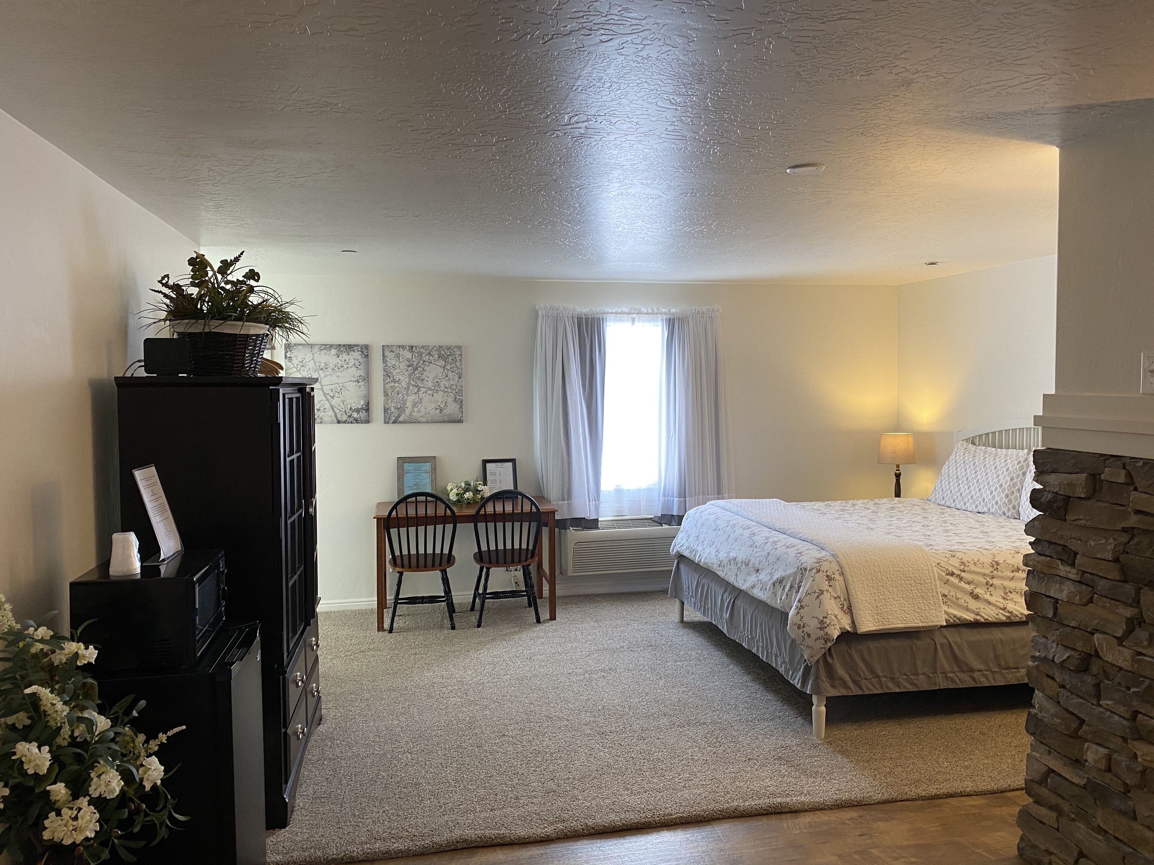 honeymoon studio suite, non smoking, garden view | memory-foam beds, blackout curtains, iron/ironing board, free wifi