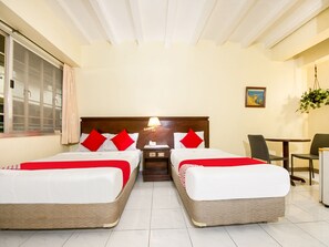 Free WiFi, bed sheets