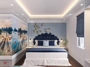 Camera Executive con letto matrimoniale o 2 letti singoli | Biancheria da letto di alta qualità, materassi Select Comfort, minibar