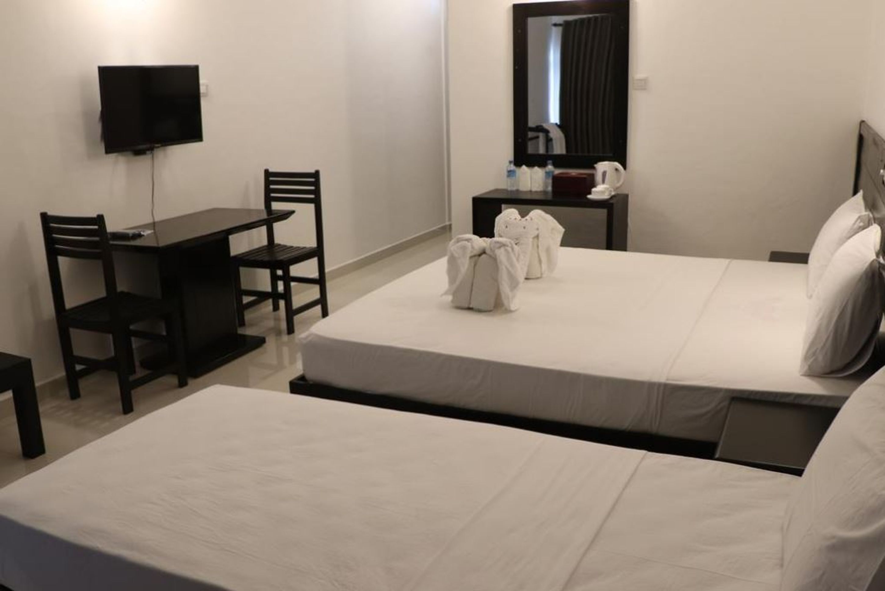 Desk, soundproofing, bed sheets