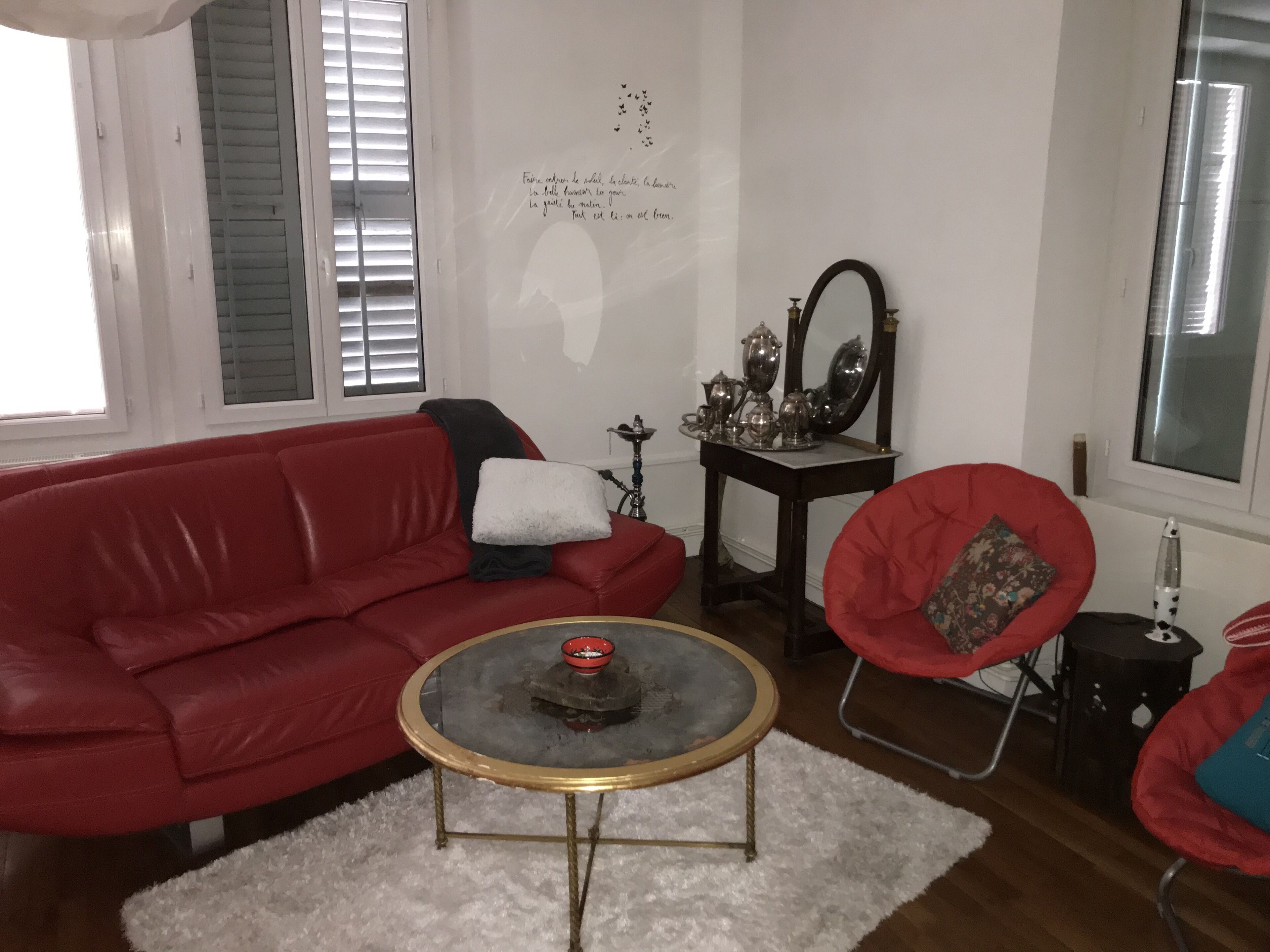 Pleasant 3 rooms with garden and parking near the center