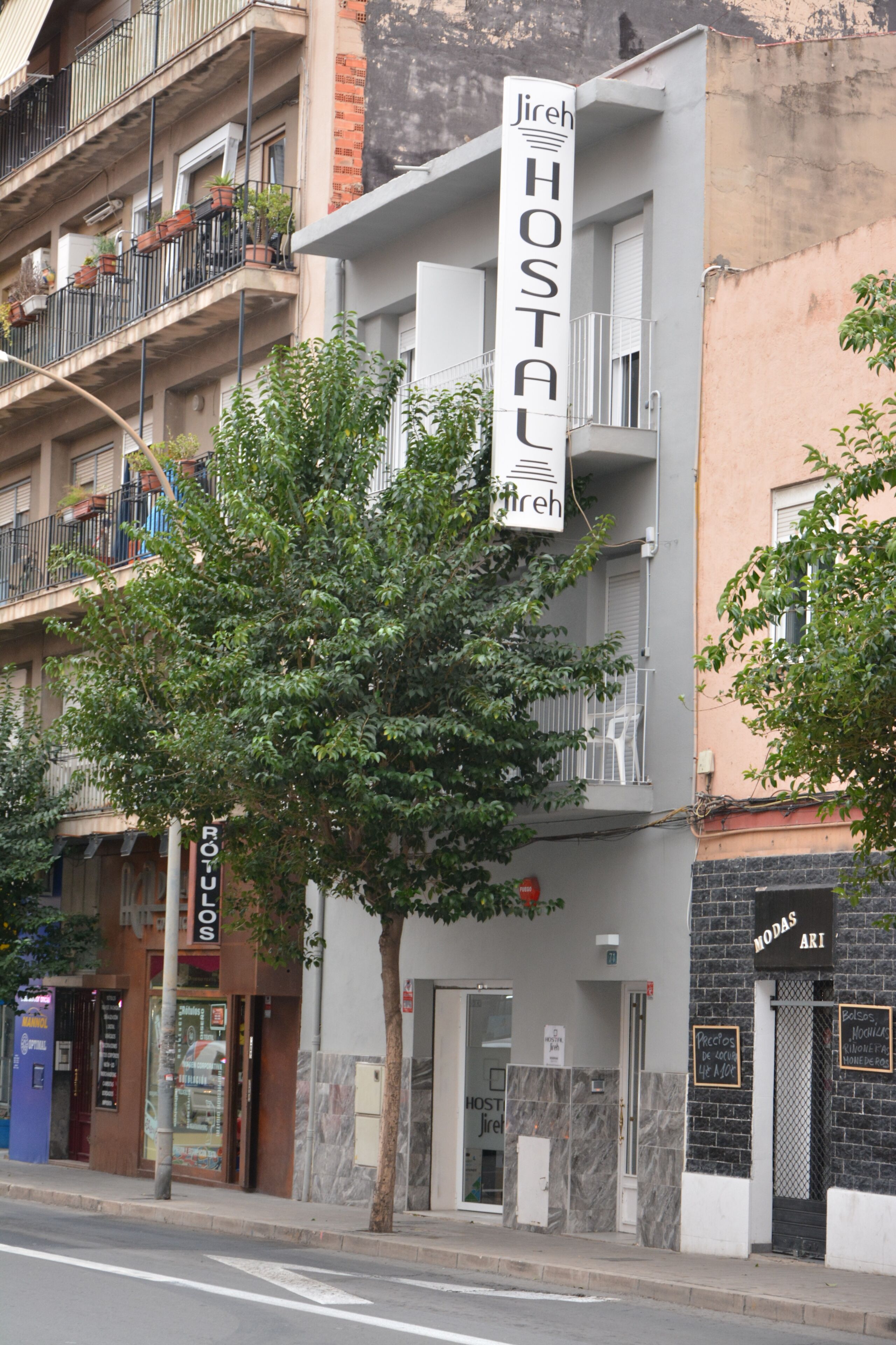 Voorkant van accommodatie