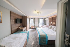 Literie de qualité supérieure, coffres-forts dans les chambres