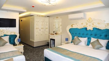 Literie de qualité supérieure, coffres-forts dans les chambres