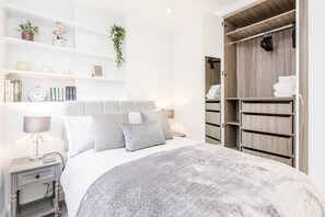 2 bedrooms, iron/ironing board, travel cot, WiFi