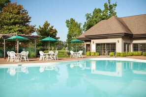 Indoor pool, outdoor pool