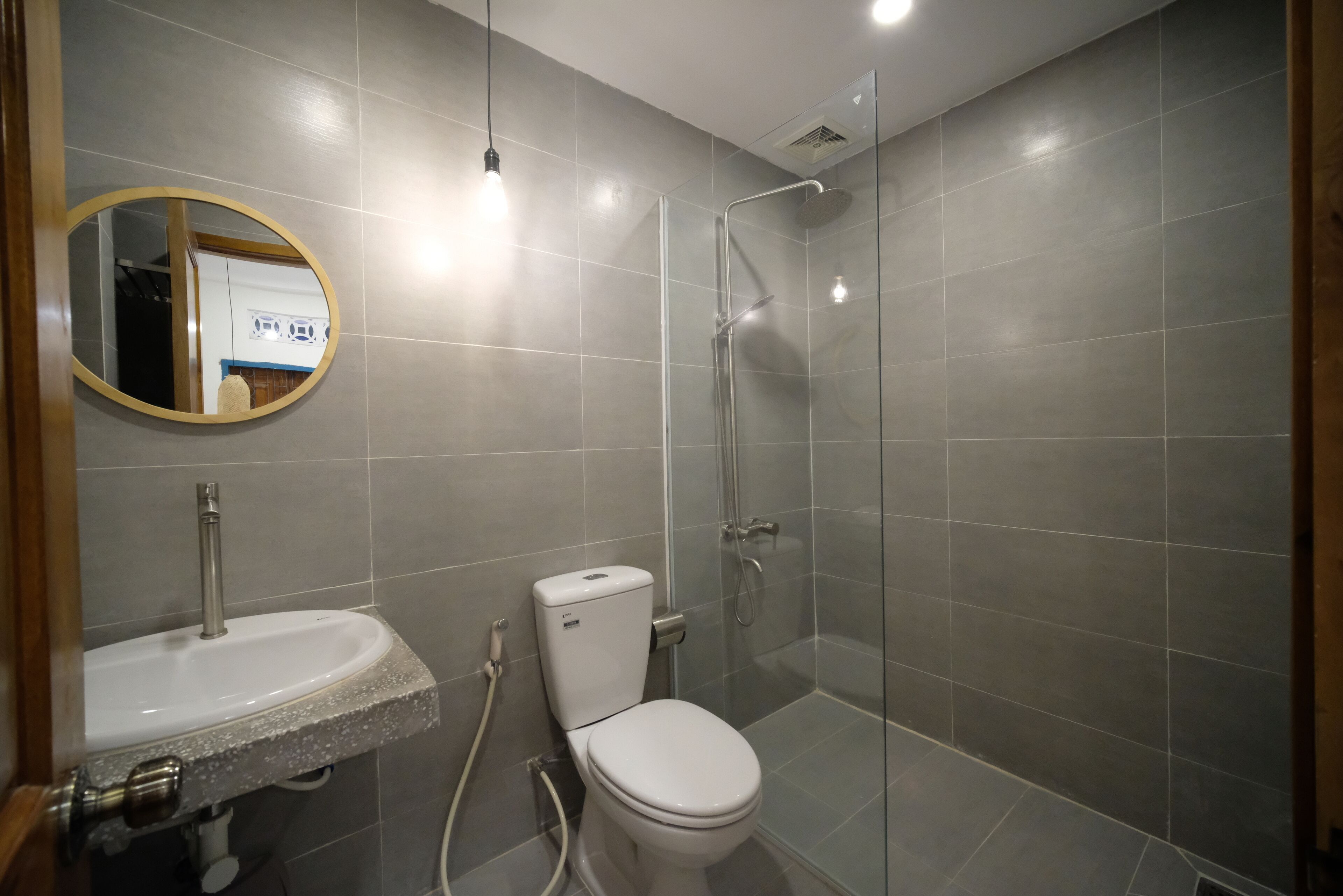 Family Room | Bilik Mandi | Pancuran mandi, kelengkapan dandanan diri percuma, pengering rambut 