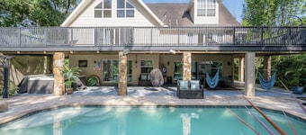 ✨River Front✨Heated Pool Estate-Large Group,Busch Garden,USF, Sleeps 14