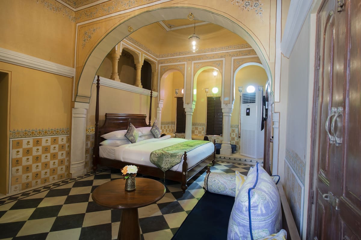 Superior tweepersoonskamer | 1 slaapkamer, luxe beddengoed, een kluis op de kamer