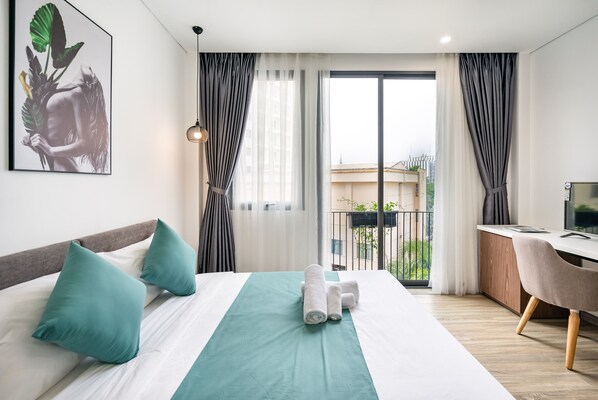 Chambre Deluxe | Bureau, fer et planche à repasser, accès au Wi-Fi (inclus)