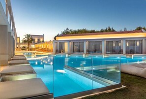 Seasonal outdoor pool, open 8:00 AM to 8:00 PM, pool umbrellas - ArionGreen Riviera (Zakynthos)