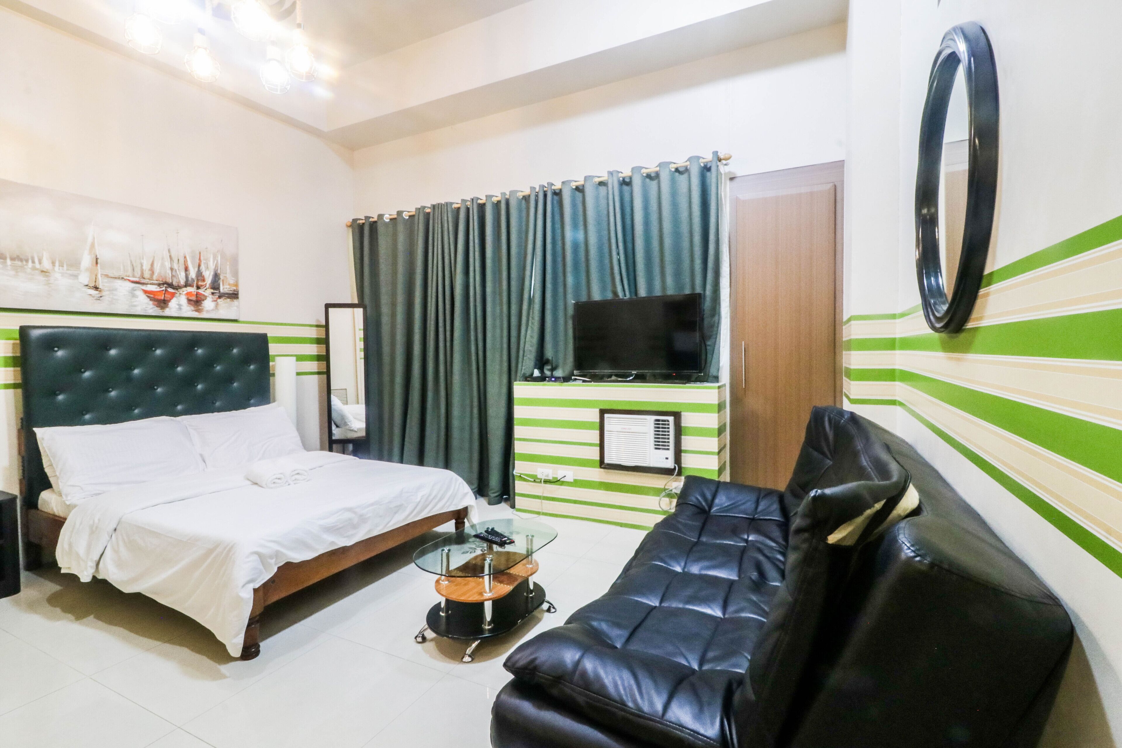 Studio, 1 Tempat Tidur Double | Seprai premium, setrika/meja setrika, Wi-Fi gratis, dan seprai linen