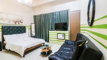 1 habitación y ropa de cama de alta calidad