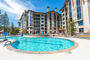 Pool - Luxury Condo at the Village Monache - with Canyon Lodge Ski Locker (Mammoth Lakes)