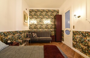 Design Apartment, 1 Bedroom, Non Smoking, Courtyard Area | 1 bedroom, blackout drapes, iron/ironing board, free WiFi - New Cosy Vintage Apartment - Old Town (Warsaw)