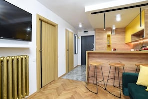 Appartement, 1 chambre (Sun&Gold) | 1 chambre, décor unique, ameublement unique