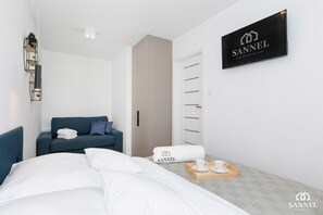Apartment, 1 Schlafzimmer | 1 Schlafzimmer, Bügeleisen/Bügelbrett, kostenloses WLAN, Bettwäsche