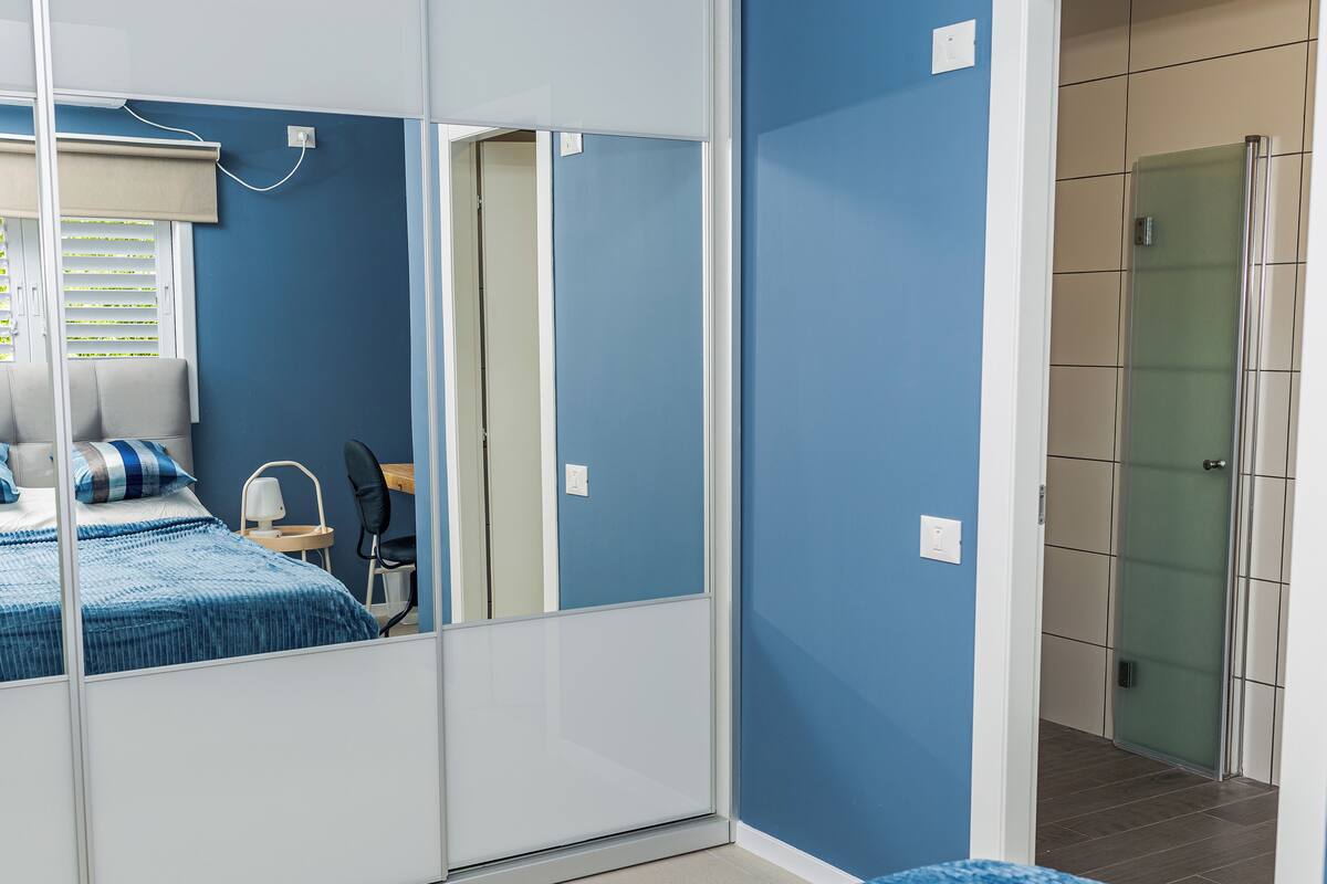 Design Apartment | 1 bilik tidur, peralatan tempat tidur premium, gebar bulu kapas