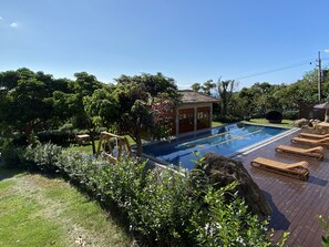 Seasonal outdoor pool