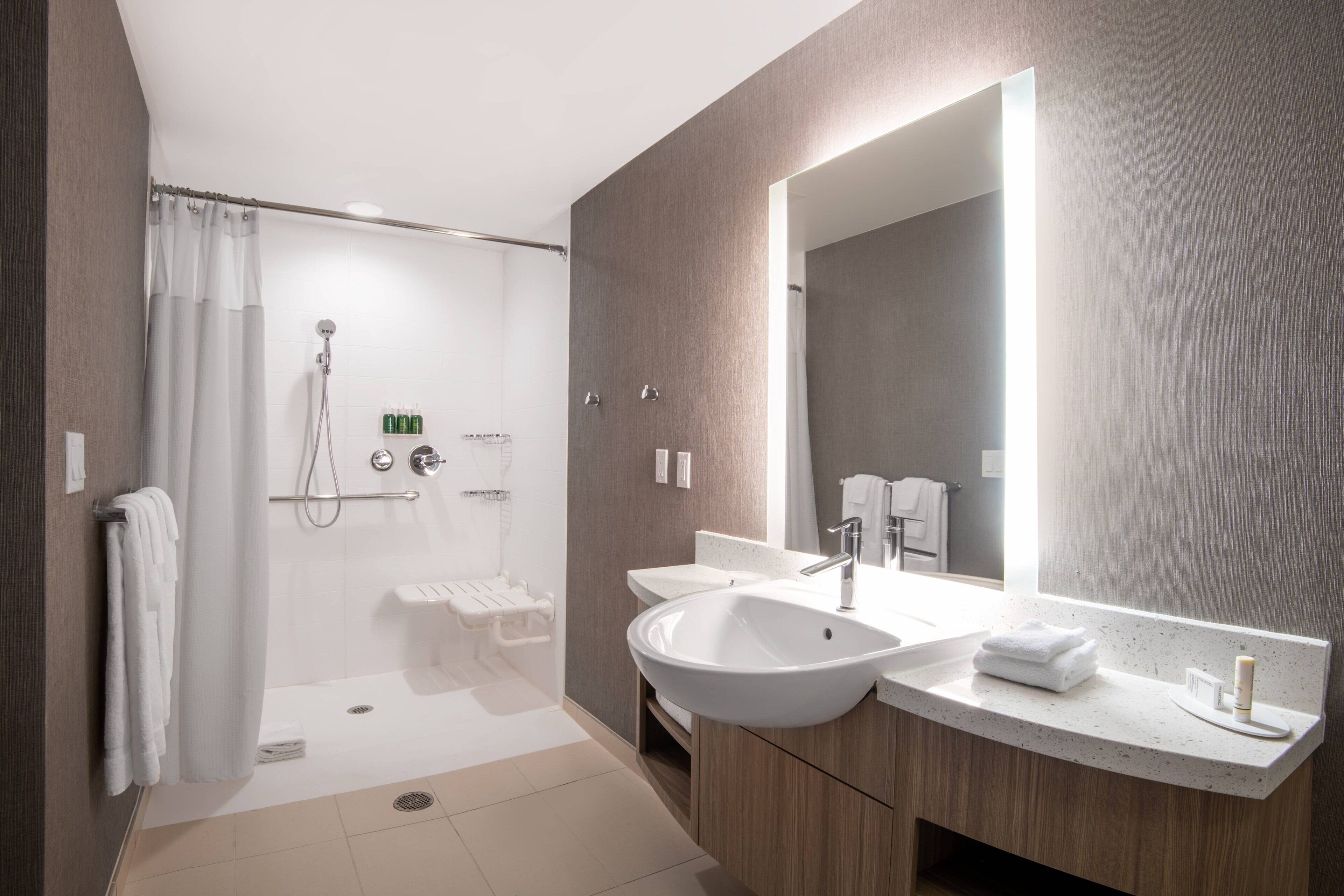 free toiletries, hair dryer, towels, soap