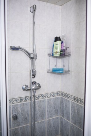 Apartment, 1 Bedroom | Bathroom shower - Tiigi Bibliotheca- Tartu Home Apartments (Tartu)