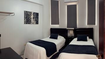 Eenvoudige Twin kamer | Gratis wifi, beddengoed