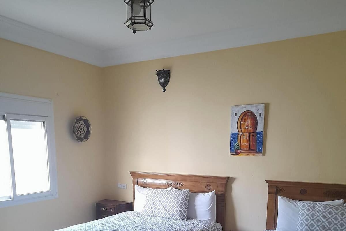 Blackout drapes, soundproofing, iron/ironing board, free WiFi