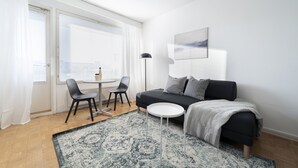 Studio, Balcony | Living area - HVC Apartments Punavuorenkatu 23 (Helsinki)