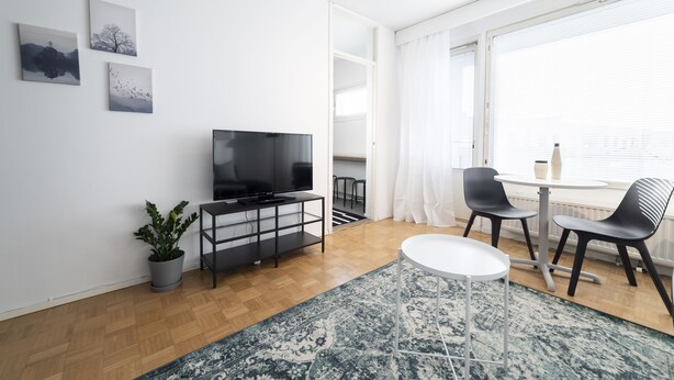 Studio, Balcony | Living area - HVC Apartments Punavuorenkatu 23 (Helsinki)