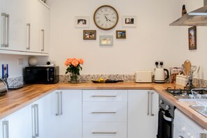 Oven, stovetop, cookware/dishes/utensils