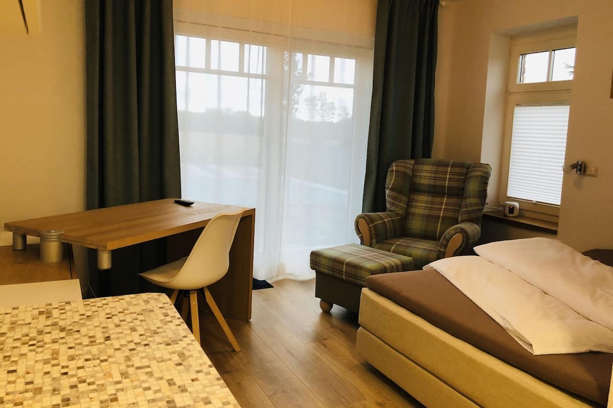 Eenpersoonskamer, toegankelijk voor mindervaliden, en-suite badkamer | 1 slaapkamer