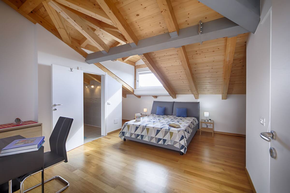 Kamar, 1 kamar tidur (Liberty sul Golfo 1) | Meja kerja, Wi-Fi gratis, dan seprai linen