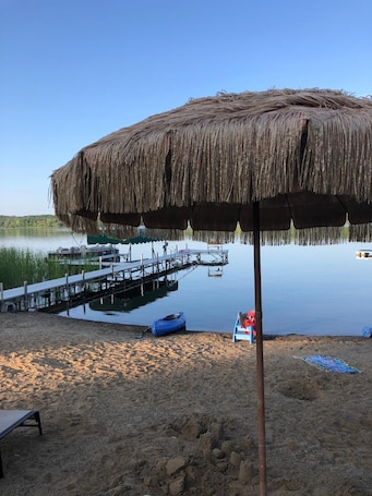 Private beach, kayaking, fishing. Blue Moon Resort and Motel