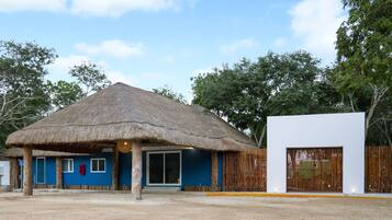 Fassade der Unterkunft