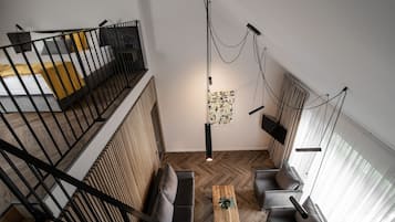 Deluxe-Apartment | 1 Schlafzimmer, Bügeleisen/Bügelbrett, kostenlose Babybetten