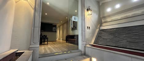 Interior entrance