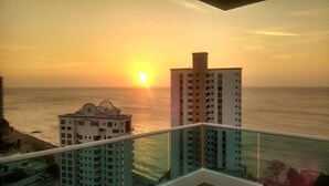 Romantisch appartement | Uitzicht op strand/zee