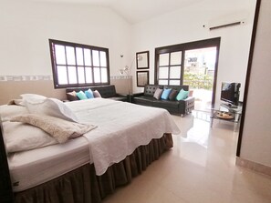 Chalé família | 3 quartos, roupas de cama premium, individualmente decorados