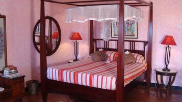 Individually decorated, individually furnished, desk, laptop workspace