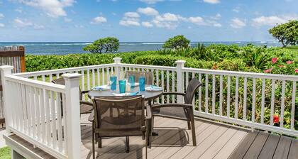 Large family home along the ocean and bike path in Kauai. Sleeps 7! TVNC #4247