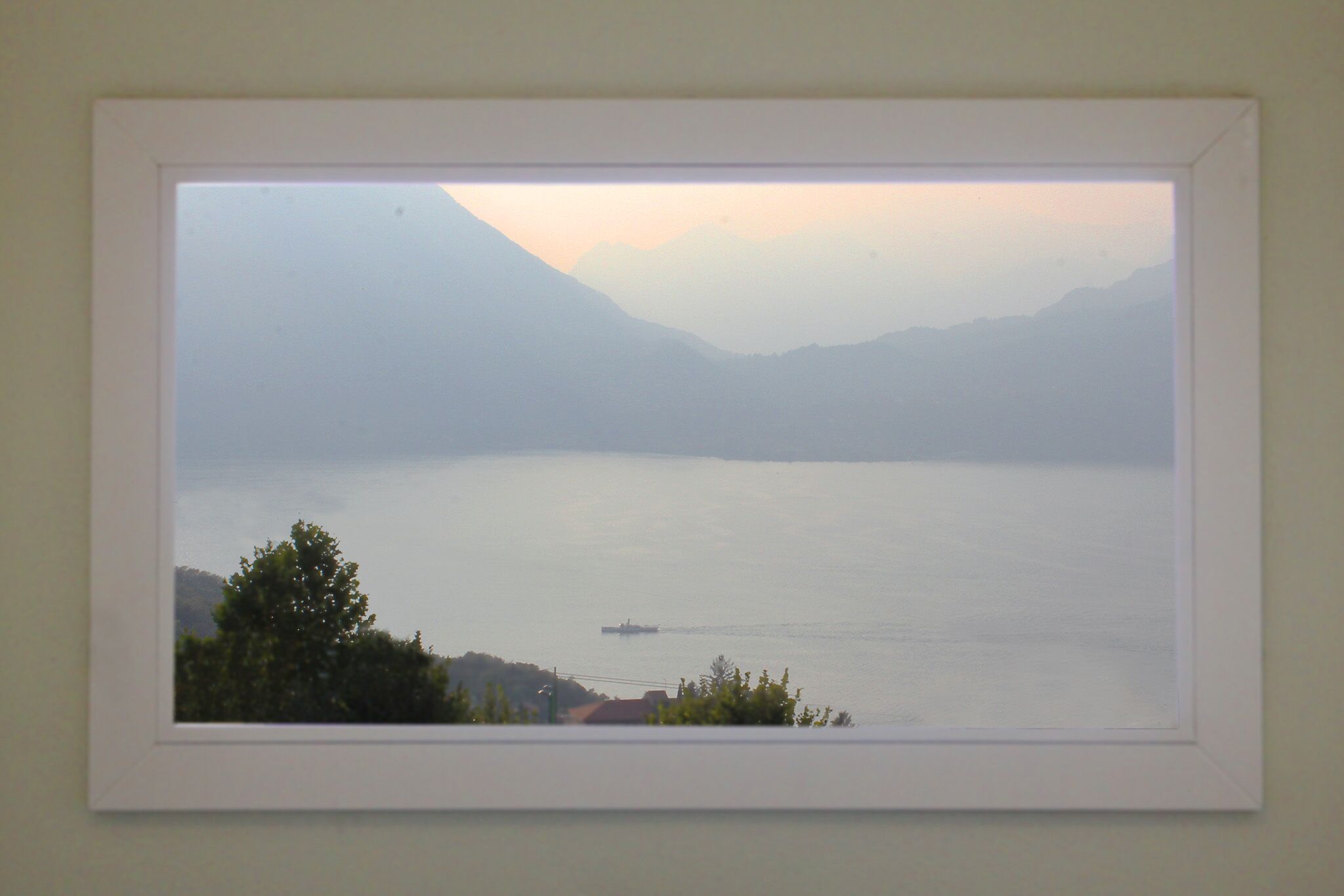 Blick von der Unterkunft