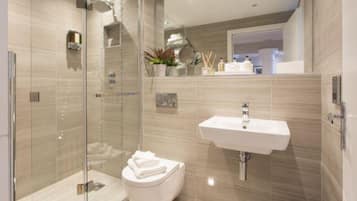 Appartement Luxe, salle de bains attenante, vue fleuve | Salle de bain
