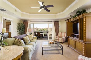 Villa (1 Bedroom) | Living room | TV - Apartment in Reunion Resort & Spa 3017 (Kissimmee)
